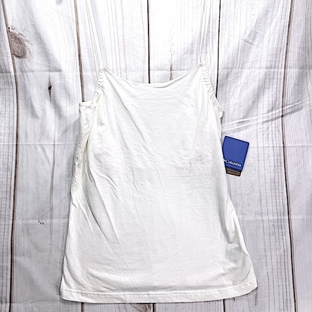 NEW Columbia White Greenway T Cami Built in Bralette